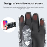 Gants de ski thermiques d'hiver, gants en velours imperméables d'extérieur, gants de moto épais à écran tactile, M, L, XL