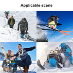 Gants de ski thermiques d'hiver, gants en velours imperméables d'extérieur, gants de moto épais à écran tactile, M, L, XL