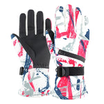 Gants de ski thermiques d'hiver, gants en velours imperméables d'extérieur, gants de moto épais à écran tactile, M, L, XL