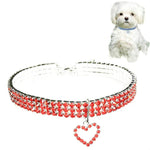 Accessoires pour animaux de compagnie – Colliers élastiques « Love » pour chats et chiens, tailles S, M, L
