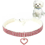 Accessoires pour animaux de compagnie – Colliers élastiques « Love » pour chats et chiens, tailles S, M, L