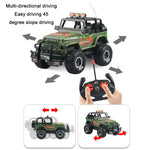 Voitures électriques télécommandées pour enfants, rechargeables par USB : décapotable camouflage, décapotable rouge, buggy rouge, buggy vert, buggy bleu