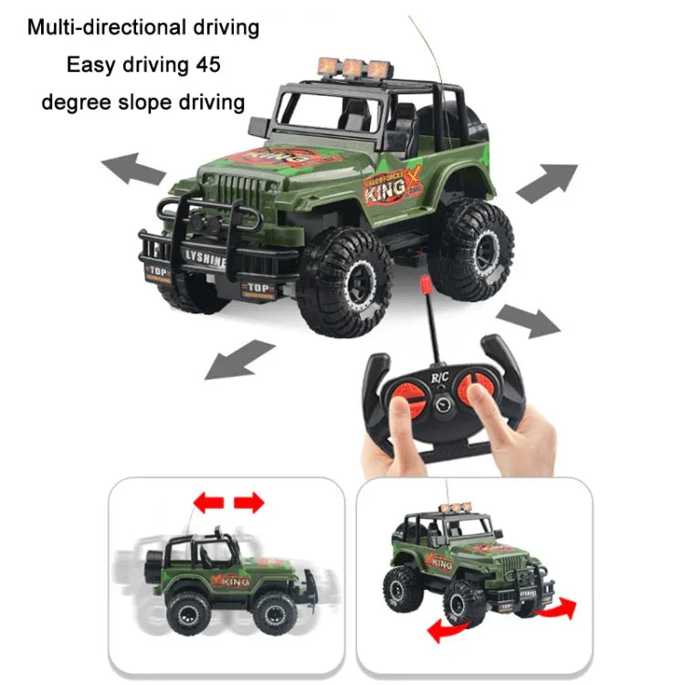 Voitures électriques télécommandées pour enfants, rechargeables par USB : décapotable camouflage, décapotable rouge, buggy rouge, buggy vert, buggy bleu