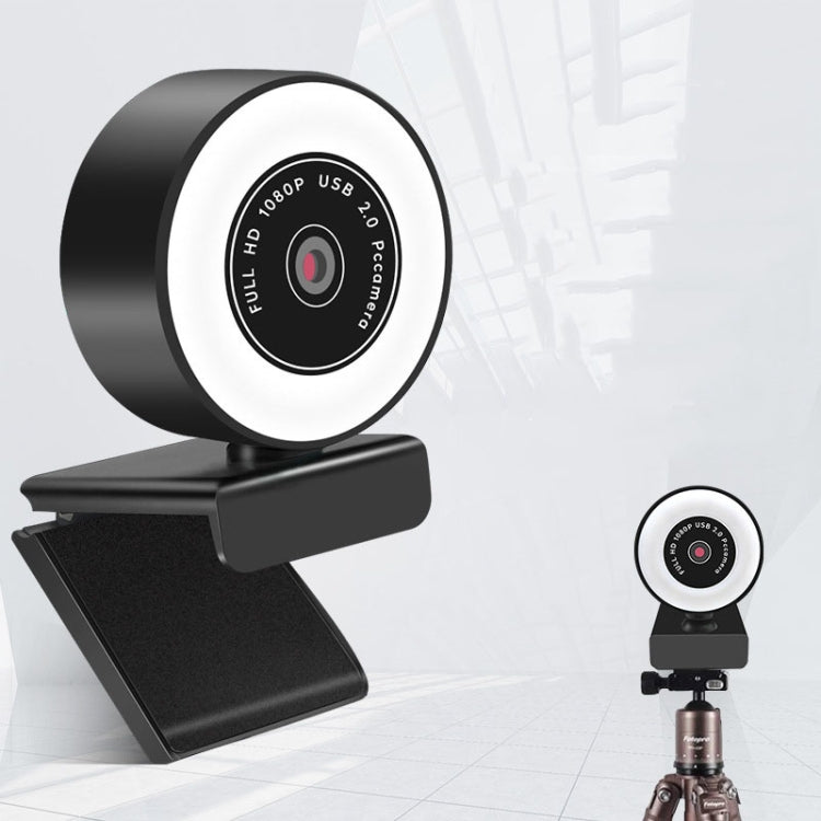 Caméra X98 HD sans pilote USB avec éclairage d'appoint et microphone, mise au point automatique 720P, 1080P, 2K