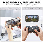 Adaptateur OTG 8 broches vers USB2.0 + interface 8 broches, compatible avec le système iOS