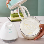 Fouet électrique MEIZHIKOU domestique USB petit fouet de cuisson automatique, mélangeur à crème fouettée, mélangeur à gâteau