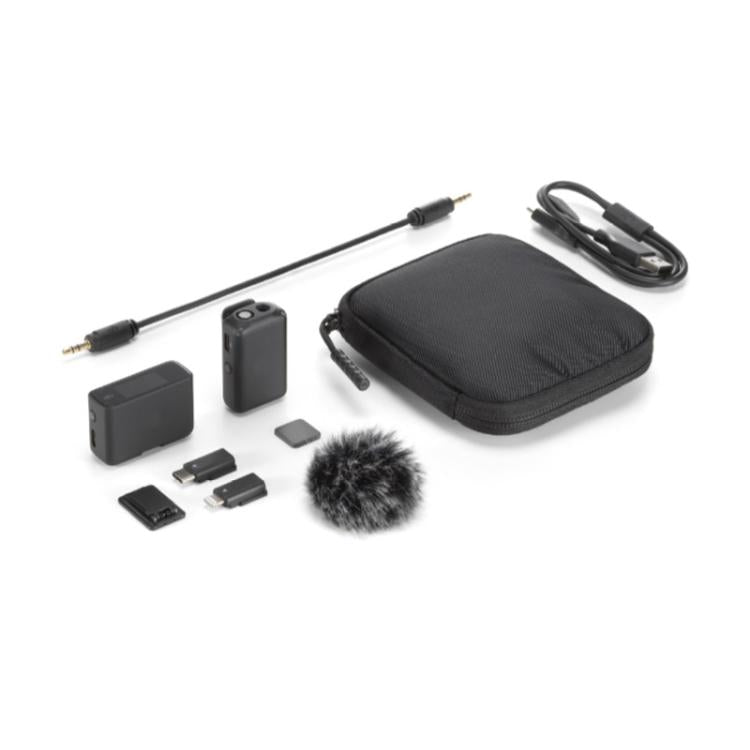 Transmission sans fil d'origine avec écran tactile OLED pour microphone DJI, Modèle : 1 émetteur et 1 récepteur, 2 émetteurs et 1 récepteur, 1 émetteur et 1 récepteur
