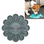 Tapis d'alimentation lente en silicone pour chats et chiens, gamelle anti-étouffement, type poisson, type griffe, type fleur