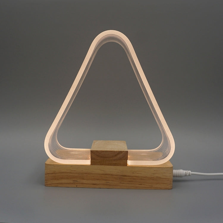 Lampe de Bureau Simple USB LED Veilleuse en Acrylique