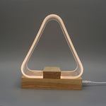 Lampe de Bureau Simple USB LED Veilleuse en Acrylique