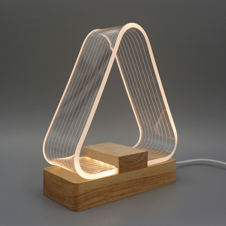 Lampe de Bureau Simple USB LED Veilleuse en Acrylique