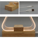 Lampe de Bureau Simple USB LED Veilleuse en Acrylique