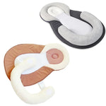 Oreiller Bébé Matelas Nouveau-né Oreiller Positionneur de Sommeil Bébé Prévention de la Plagiocéphalie Oreillers Anti-Roulade