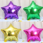 26 PCS Ballons en Aluminium en Forme d'Étoile 18 Pouces pour Décoration de Fête, Livraison Couleur Aléatoire, Ballon en Aluminium
