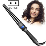 Fer à Boucler Conique LCD Tube Unique Céramique Émaillée Fleur de Poire Cône, 19mm UE, 25mm UE, 25mm US, 19mm US, 32mm UE