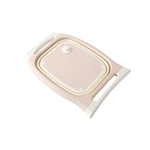 Planche à découper multifonctionnelle pliable pour lavage de légumes, rose