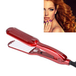 Fer à Boucler Céramique Professionnel Ondulé 220V, Bleu, Rose, Rouge, Rouge Rose, Blanc
