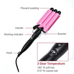 Fer à Boucler Permanent Céramique Automatique 20-32m 3 Barils Big Wave Outils de Bouclage de Cheveux, 32mm