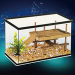 Grande plateforme de bain de soleil tortue parc d'attractions Île flottante Paysage aquarium tortue, Grande