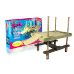 Grande plateforme de bain de soleil tortue parc d'attractions Île flottante Paysage aquarium tortue, Grande