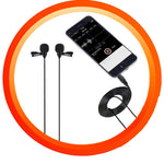 Microphone lavalier filaire condensateur double tête, microphone pour deux personnes, live mobile, micro K Song, sac 515PU
