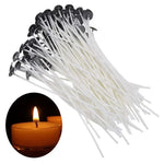 2 jeux de mèches de bougies en coton tressé pour lampes à beurre, mèches de bougies