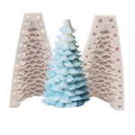 Moule en silicone pour décoration de gâteau de Noël, moule à bougie parfumée DIY, SX-SD-43, SX-SD-44, SX-SD-45, SX-SD-46, SX-SD-47, SX-SD-48