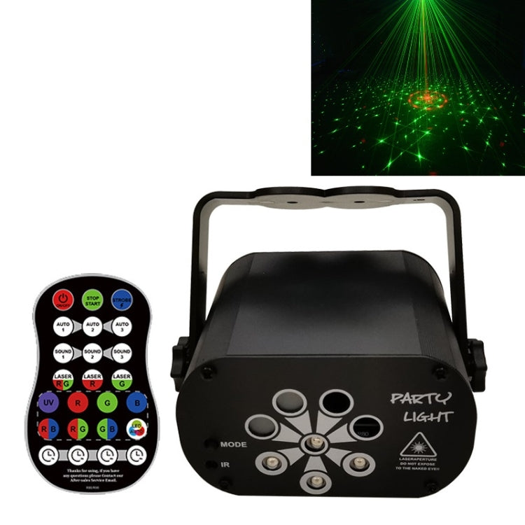 R90 8W Mini laser UV Lumière Sonore Commande Induction Lumière d'ambiance de scène Bar KTV Lumière laser, Prise USB, Chargement par batterie intégrée