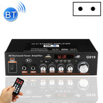 Amplificateur de puissance numérique intelligent G919 avec Bluetooth / USB / SD / FM intégré, mini amplificateur, prise EU