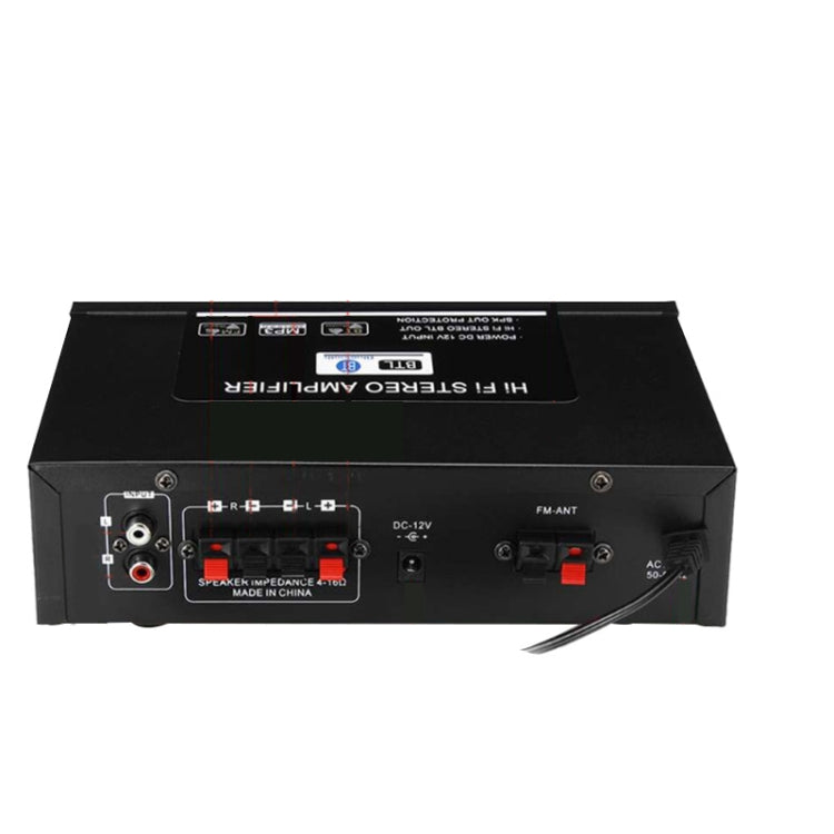Amplificateur de puissance numérique intelligent G919 avec Bluetooth / USB / SD / FM intégré, mini amplificateur, prise EU