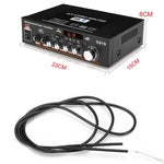 Amplificateur de puissance numérique intelligent G919 avec Bluetooth / USB / SD / FM intégré, mini amplificateur, prise EU
