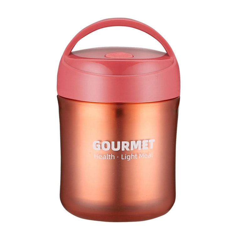 Tasse isotherme à double paroi en acier inoxydable GOURMET, Rouge, Jaune, Bleu