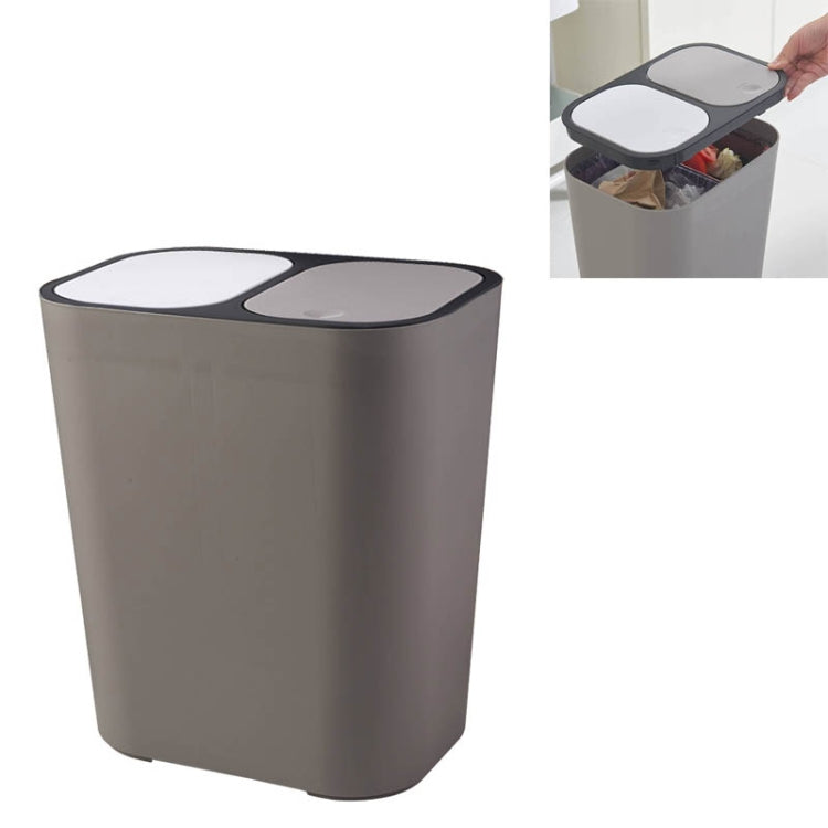 Poubelle de tri sélectif humide et sec pour cuisine domestique, Corbeille à papier, Bleu, Blanc, Gris, Beige