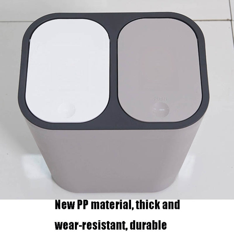 Poubelle de tri sélectif humide et sec pour cuisine domestique, Corbeille à papier, Bleu, Blanc, Gris, Beige