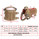 Gilet de dressage pour chien, équipement de plein air, vêtements pour animaux de compagnie, M, L