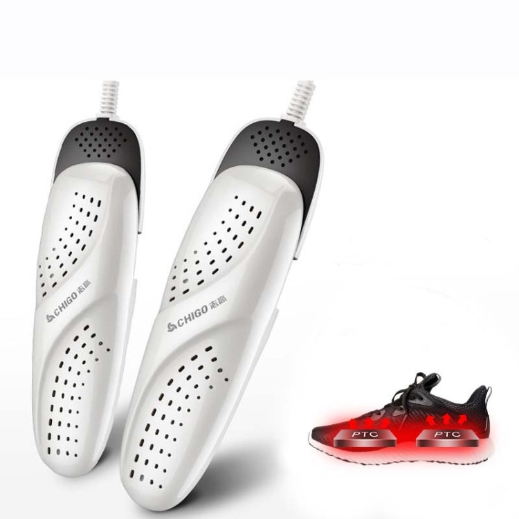 Chigo 220V Sèche-chaussures ménager pour adultes et enfants, prise CN, 07 Enfants Bleu, 07 Enfants Rose, 07 Adulte Ordinaire, 07 Adulte Rétractable, Minuteur Adulte, Minuteur Télescopique, 02 Modèles, 02 Minuteurs, Minuteur Enfants Blanc