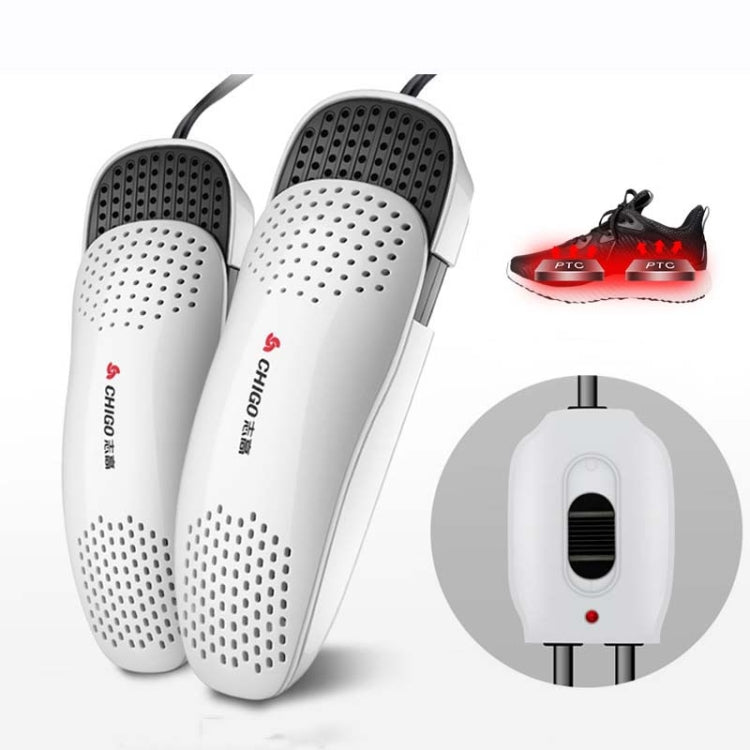 Chigo 220V Sèche-chaussures ménager pour adultes et enfants, prise CN, 07 Enfants Bleu, 07 Enfants Rose, 07 Adulte Ordinaire, 07 Adulte Rétractable, Minuteur Adulte, Minuteur Télescopique, 02 Modèles, 02 Minuteurs, Minuteur Enfants Blanc