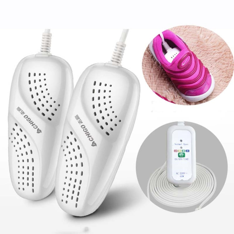Chigo 220V Sèche-chaussures ménager pour adultes et enfants, prise CN, 07 Enfants Bleu, 07 Enfants Rose, 07 Adulte Ordinaire, 07 Adulte Rétractable, Minuteur Adulte, Minuteur Télescopique, 02 Modèles, 02 Minuteurs, Minuteur Enfants Blanc