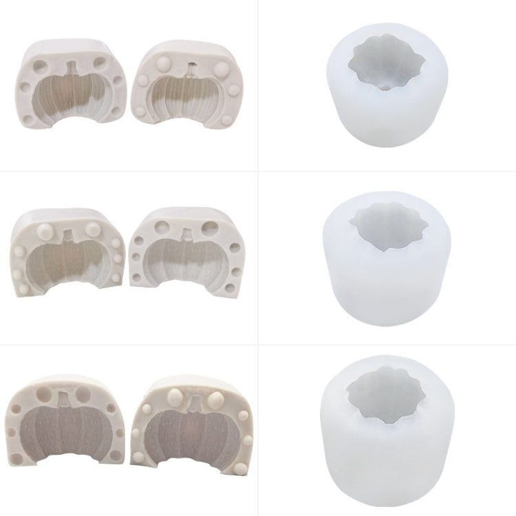 Moule en silicone pour bougie parfumée DIY Gâteau Citrouille Halloween Tridimensionnel, SW-36, SW-37, SW-45, SW-46, SW-47, ZW-57, ZW-109