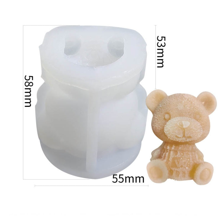 Moule en silicone en forme d'ours de dessin animé pour glaçons, thé au lait, café, moule en plâtre époxy pour bougies d'aromathérapie, MC-98, MC-152, MC-153, MC-154, MC-149, MC-150, MC-143, MC-151