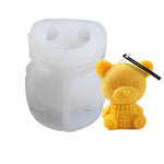 Moule en silicone en forme d'ours de dessin animé pour glaçons, thé au lait, café, moule en plâtre époxy pour bougies d'aromathérapie, MC-98, MC-152, MC-153, MC-154, MC-149, MC-150, MC-143, MC-151