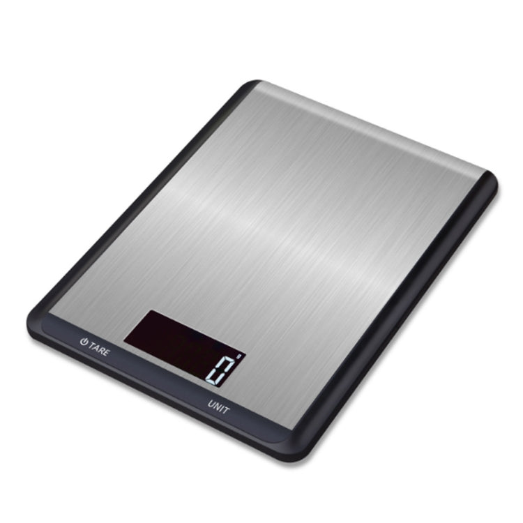 Balance de cuisine en acier inoxydable, balance électronique alimentaire domestique, 5kg/1g, 10kg/1g