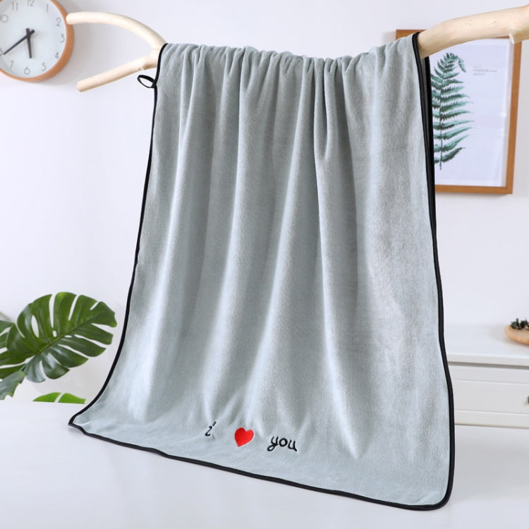 Grandes serviettes de bain épaisses, douces et absorbantes en microfibre, 70x140cm