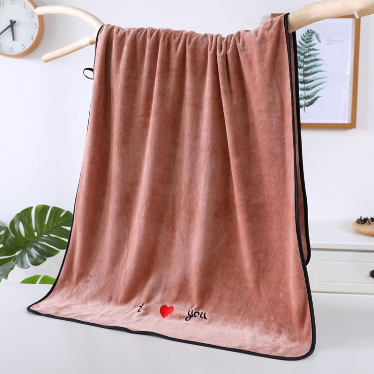 Grandes serviettes de bain épaisses, douces et absorbantes en microfibre, 70x140cm