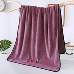 Grandes serviettes de bain épaisses, douces et absorbantes en microfibre, 70x140cm