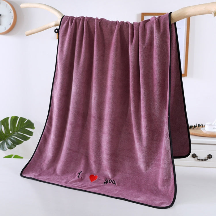 Grandes serviettes de bain épaisses, douces et absorbantes en microfibre, 70x140cm