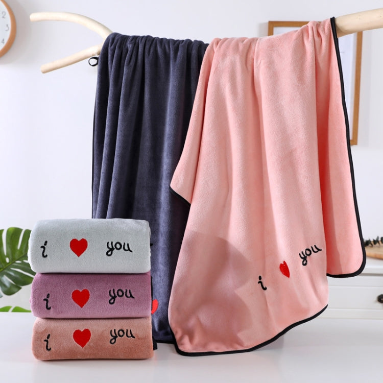 Grandes serviettes de bain épaisses, douces et absorbantes en microfibre, 70x140cm