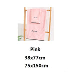 Serviette de bain en fibre absorbante douce et épaisse, serviette + serviette de bain
