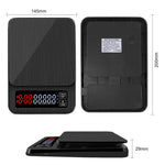 Balance à café domestique à pousser à la main, balance de cuisine intelligente USB avec minuterie, 3kg/0.1g, 5kg/0.1g, 10kg/1g