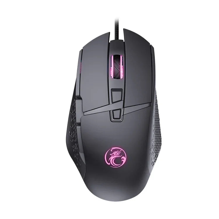 Souris de jeu lumineuse filaire USB iMICE T91 8 boutons 7200DPI, longueur du câble: 1,8m